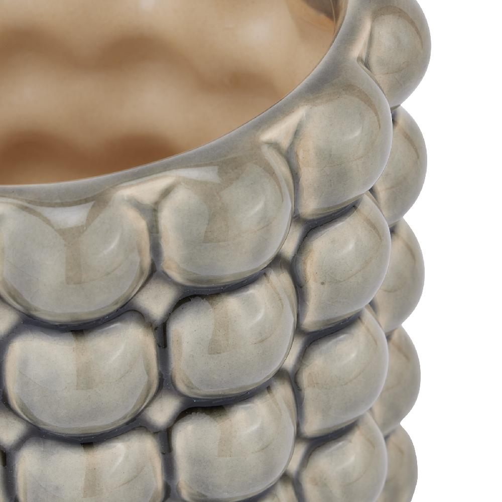 Hill Interiors Seville Collection Grey Bubble Planter