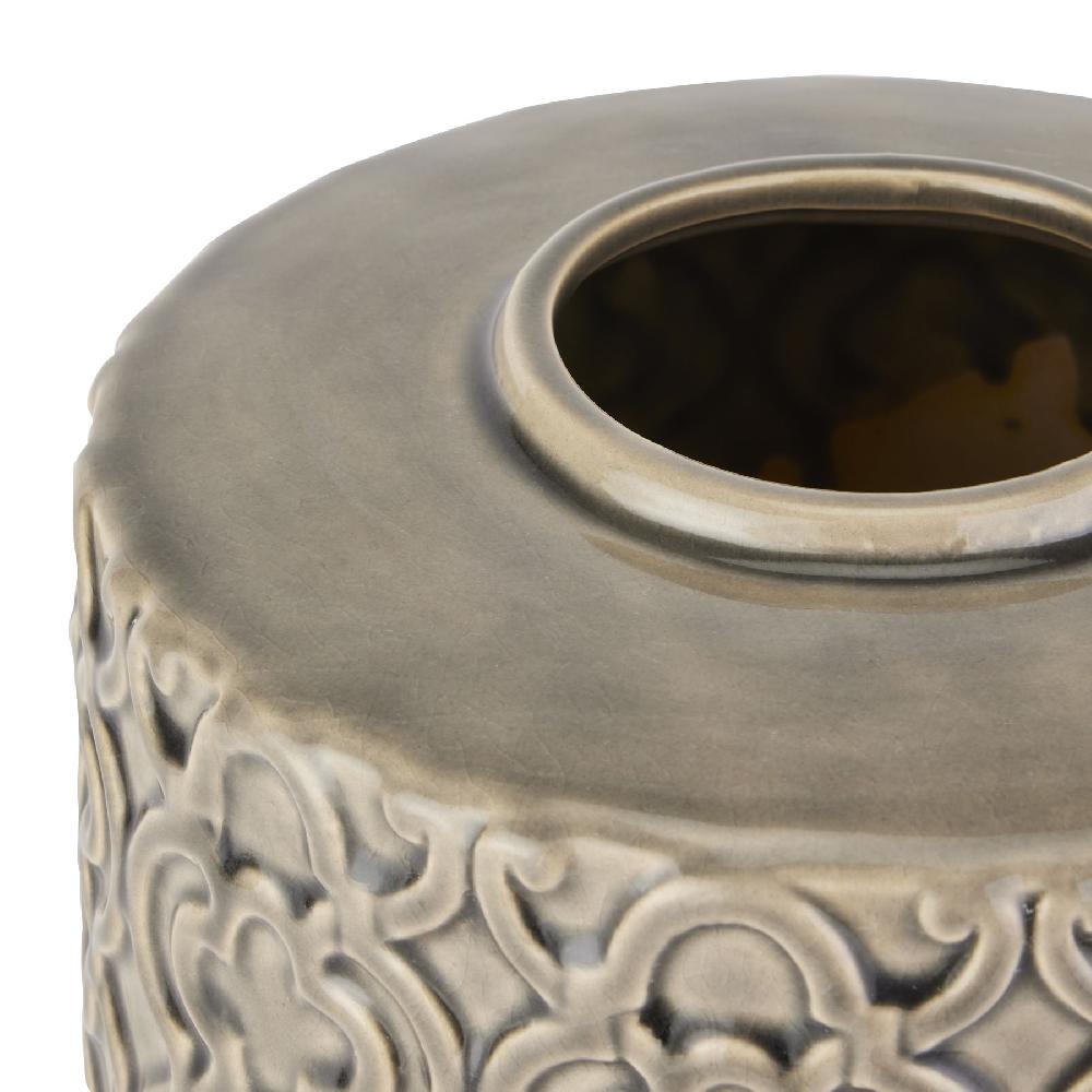Hill Interiors Seville Collection Large Grey Marrakesh Urn