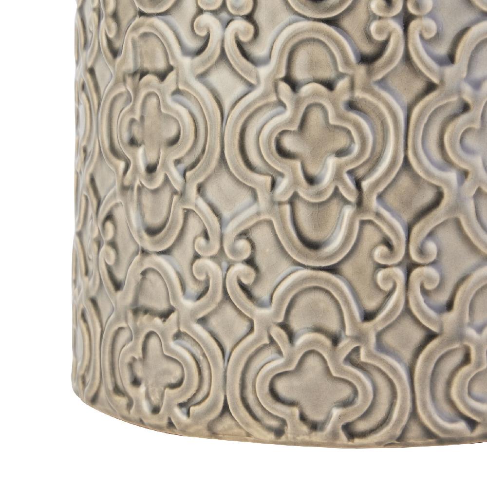 hill interiors Seville Collection Large Grey Marrakesh Urn