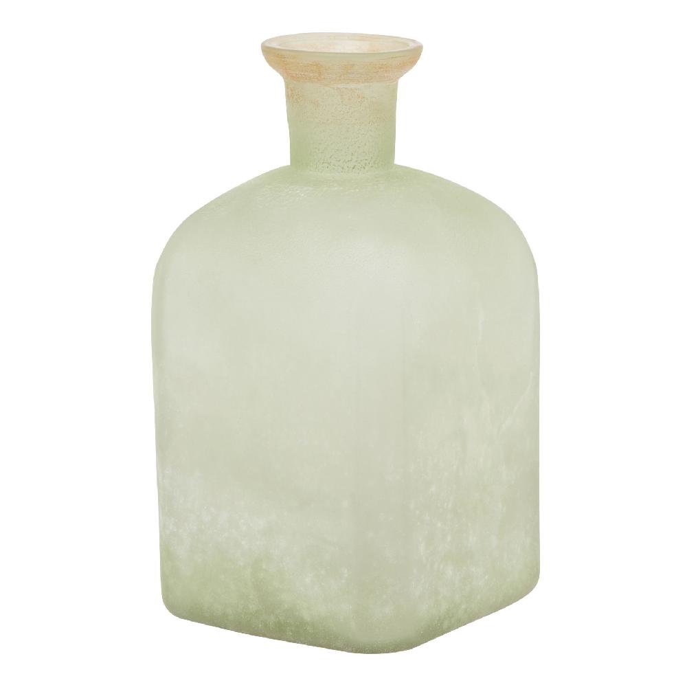 Hill Interiors Smoked Sage And Aged Brass Large Candle Holder Vase