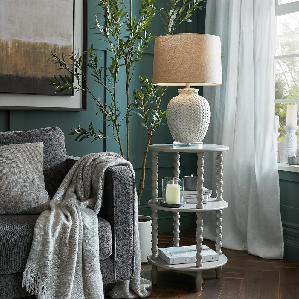 hill interiors The Camden Collection Tall Round Side Table