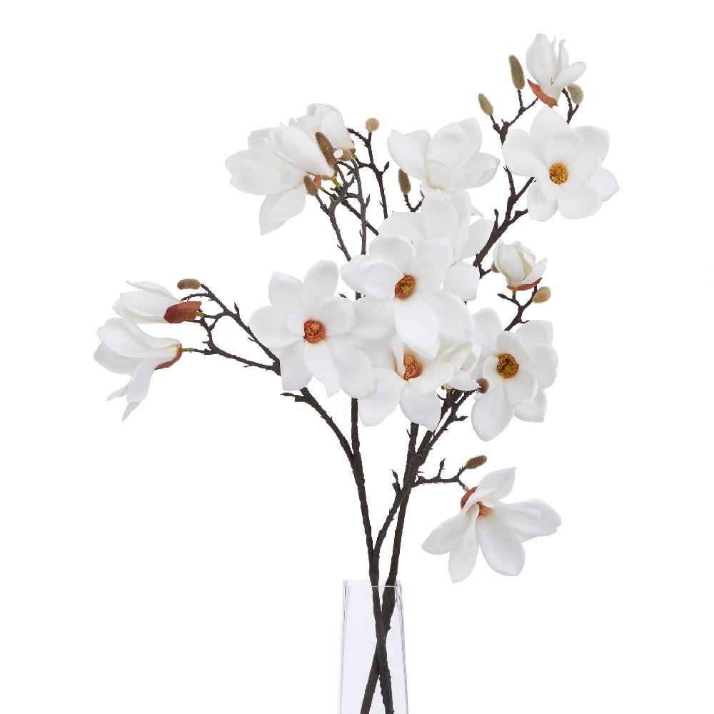 Hill Interiors The Natural Garden Collection White Magnolia Stem