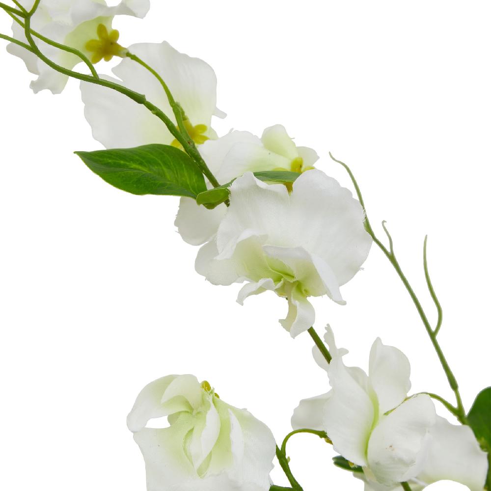 hill interiors The Natural Garden Collection White Sweetpea Stem