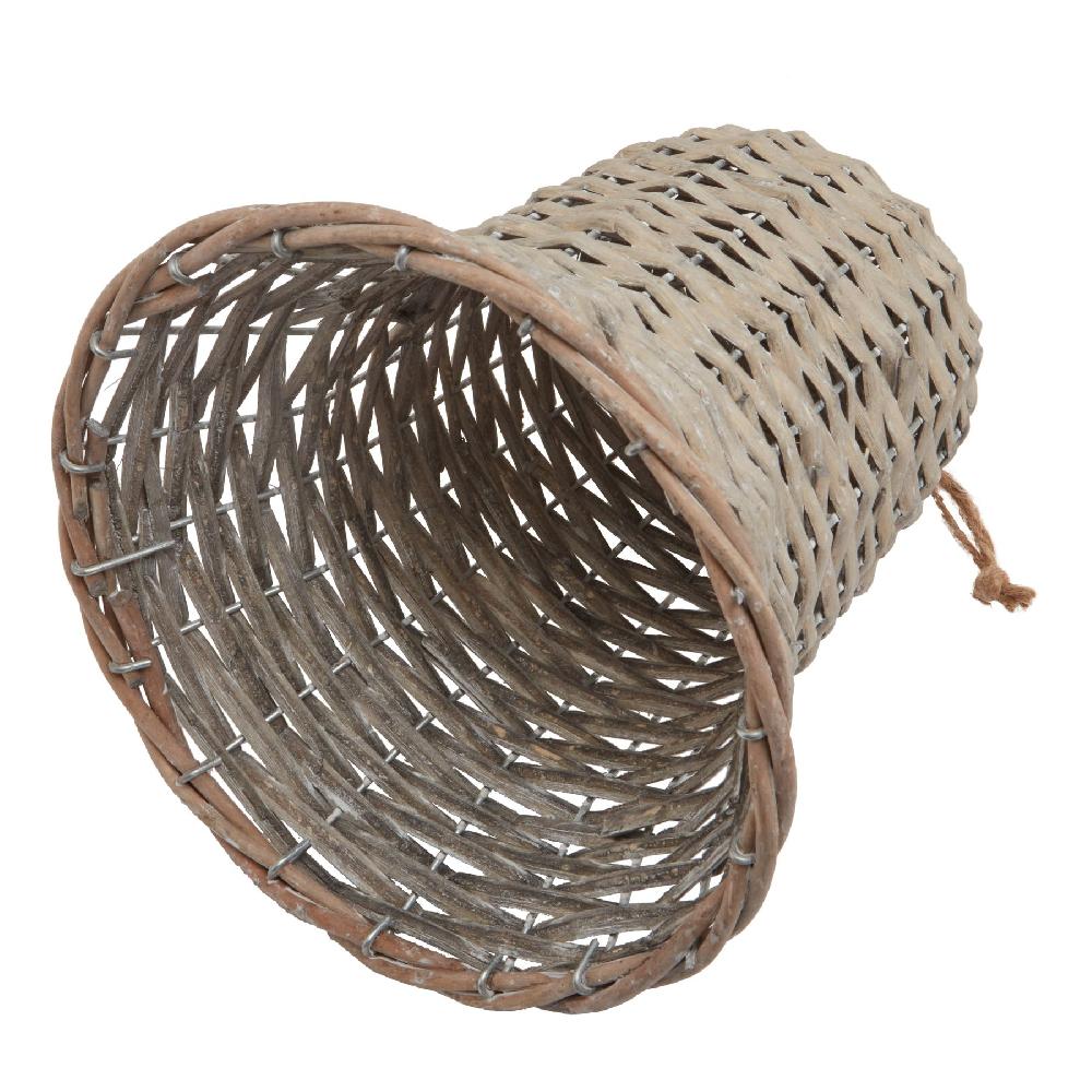 hill interiors The Noel Collection Extra Large Wicker Bell Decoration