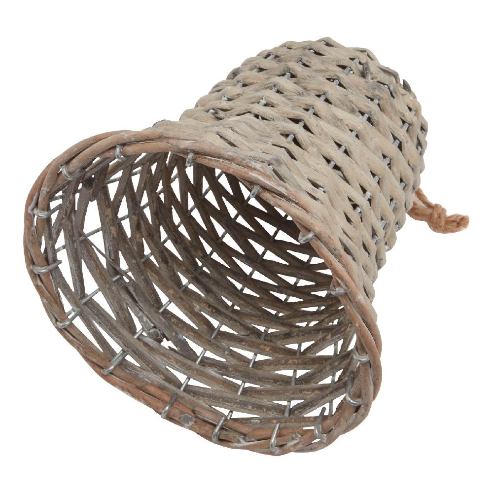 Hill Interiors The Noel Collection Large Wicker Bell Decoration