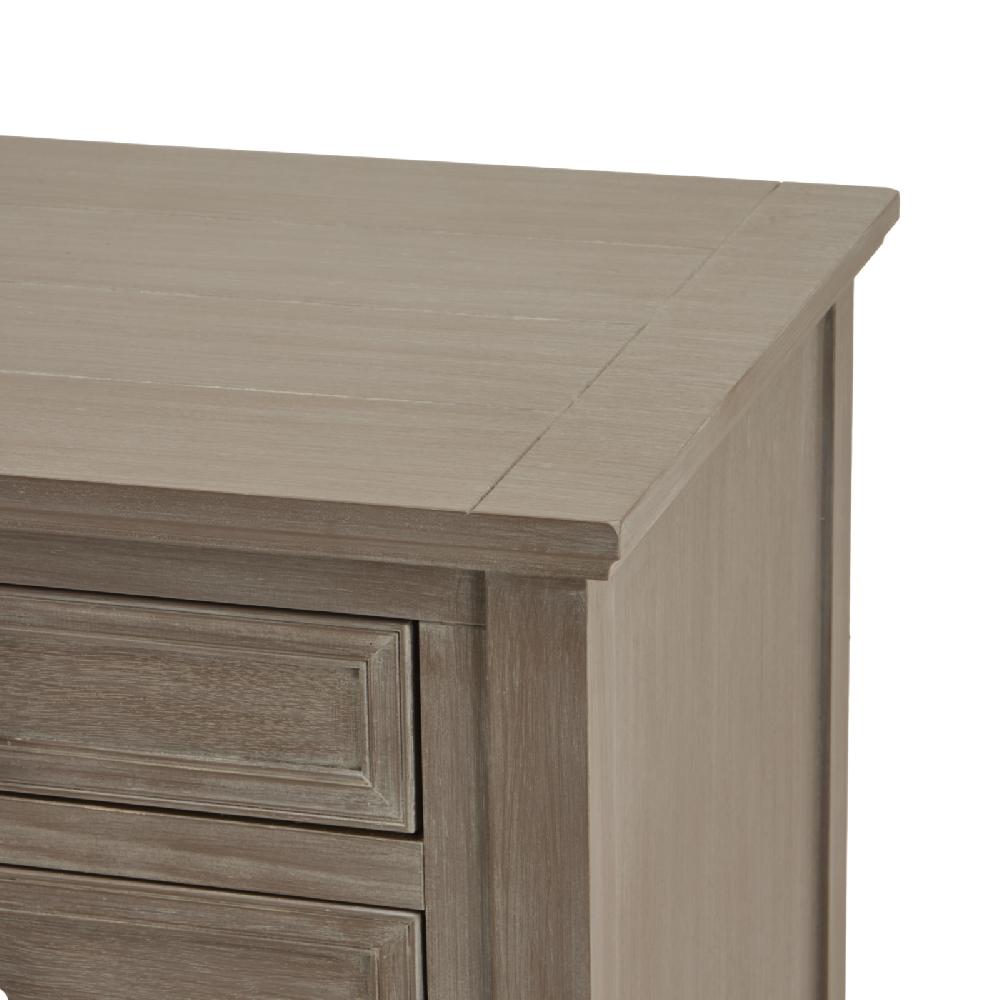 Hill Interiors The Serene Collection Three Drawer Bedside Table