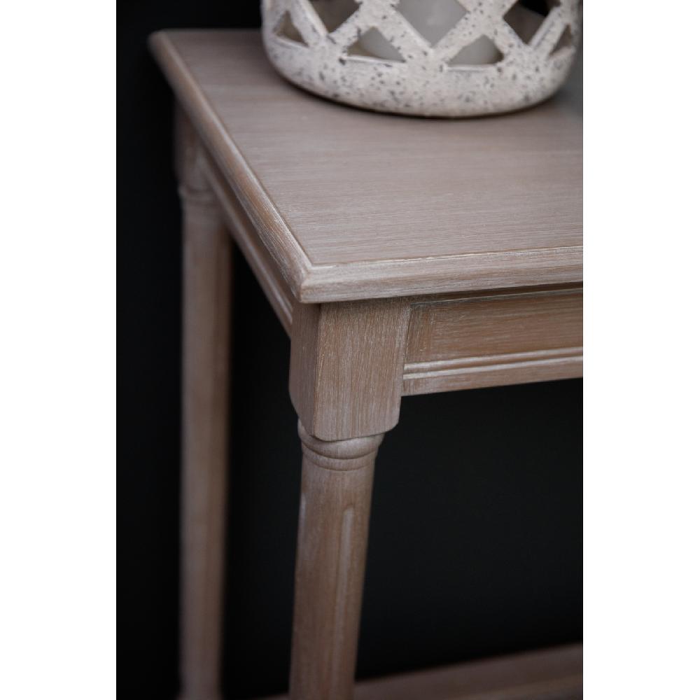 hill interiors The Serene Rattan Collection Large Console Table