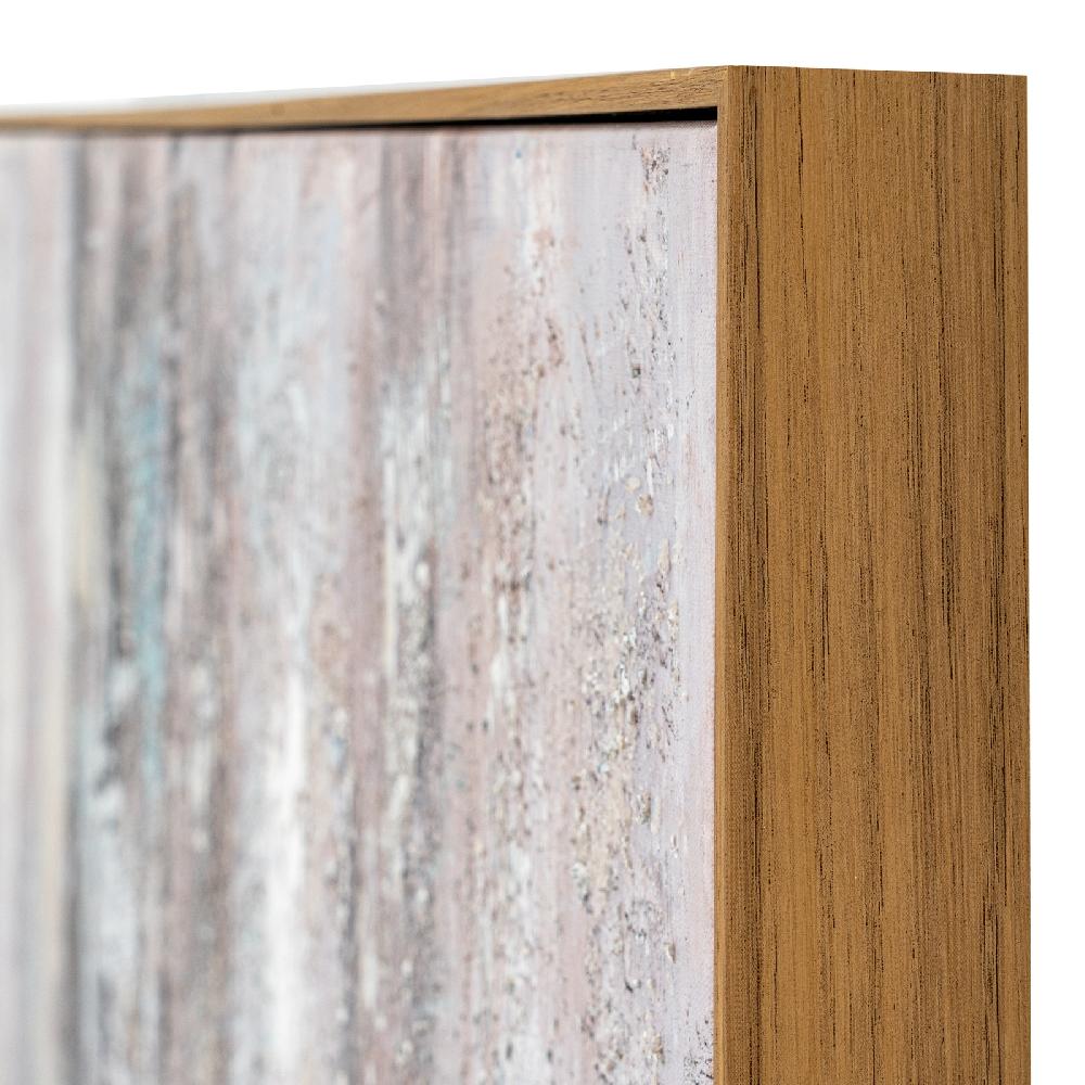 hill interiors Traverse Hand Painted Canvas In Frame