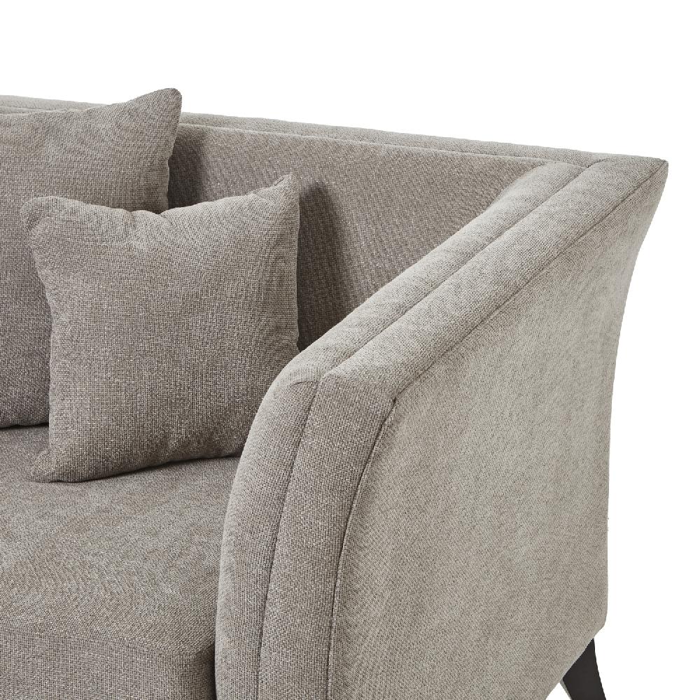 hill interiors Vesper Taupe Cushion Back Snuggle Chair