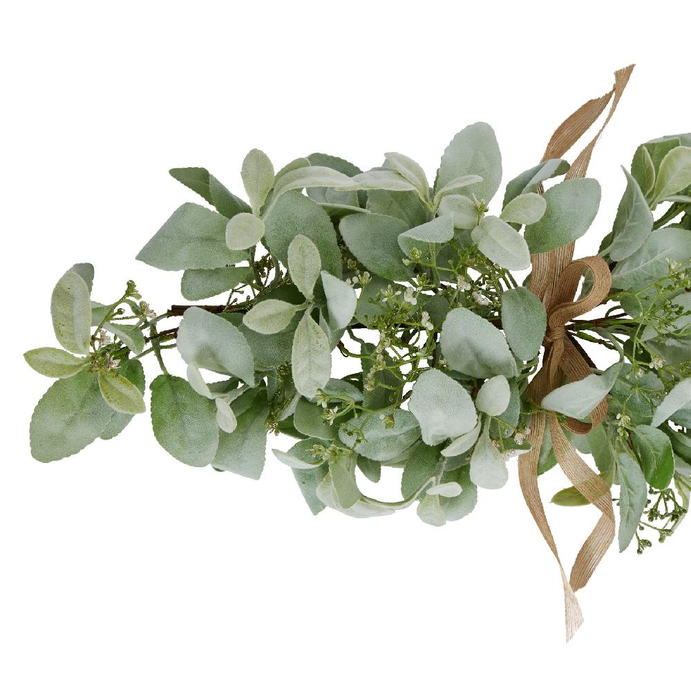 hill interiors Winter Spray Arrangement With Lambs Ear And Wax Flower