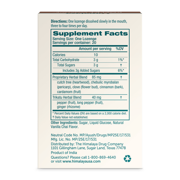 Himalaya Koflet Lozenges® - Vanilla Chai