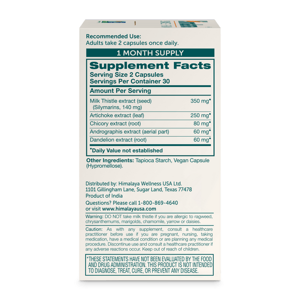 Himalaya Milk Thistle Liver Support