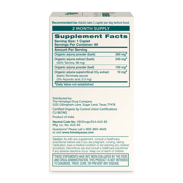 Himalaya Organic Arjuna