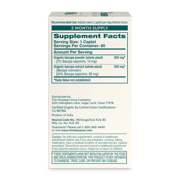 Himalaya Organic Bacopa