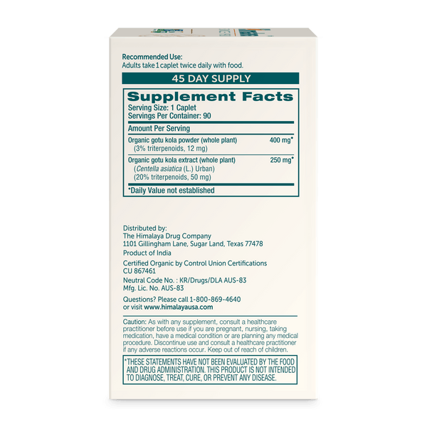 Himalaya Organic Gotu Kola