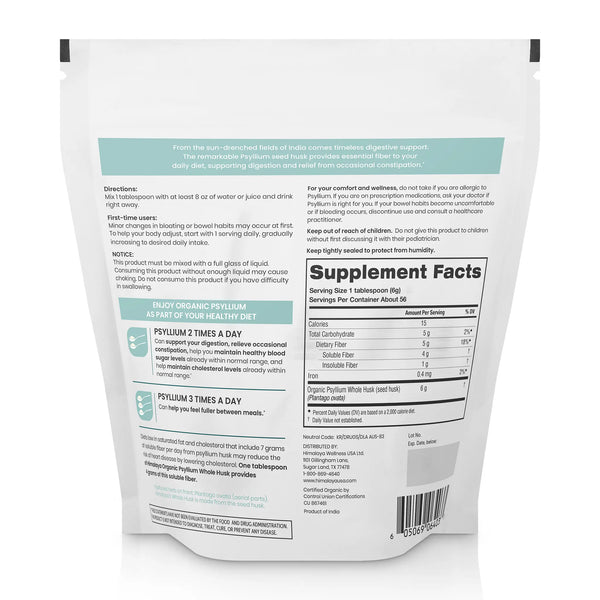 Himalaya Organic Psyllium Whole Husk