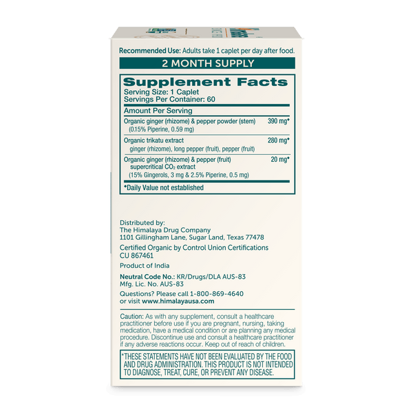 Himalaya Organic Trikatu