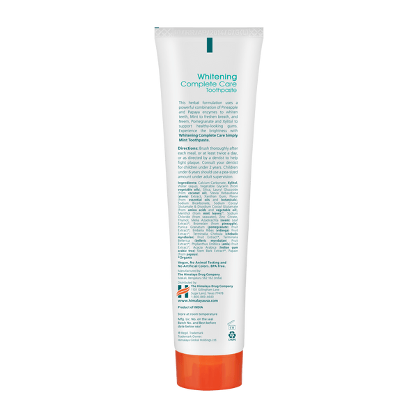 Himalaya Simply Mint Whitening Toothpaste