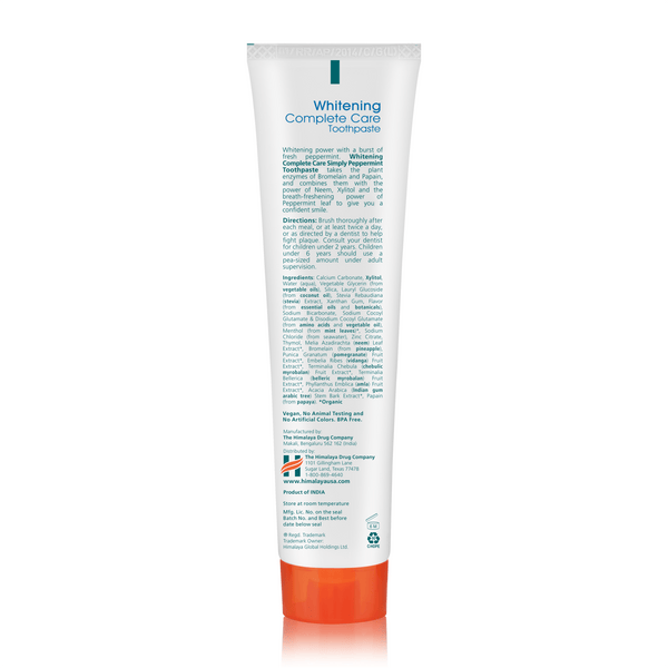 Himalaya Simply Peppermint Whitening Toothpaste