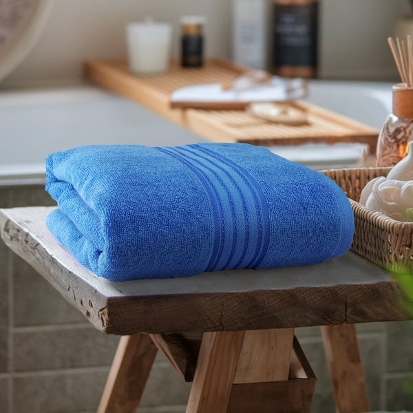Himêya Himeya 100% Cotton 380 GSM Bath Towel -Iris Blue
