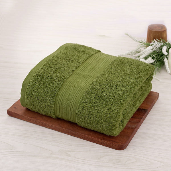Himêya Himeya 100% Cotton 500 GSM Bath Towel -Olive Green