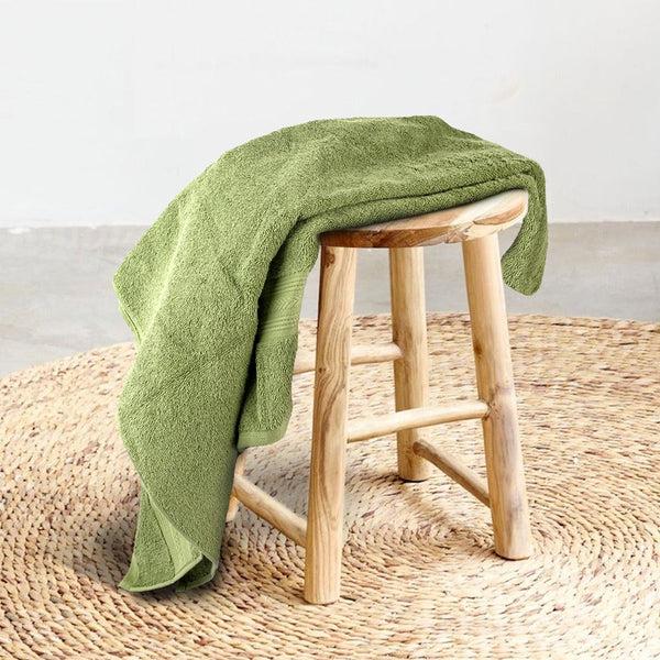 himêya Himeya 100% Cotton 500 GSM Bath Towel -Olive Green
