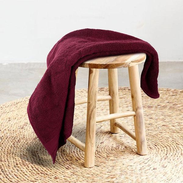 himêya Himeya 100% Cotton 500 GSM Bath Towel -Wine Red