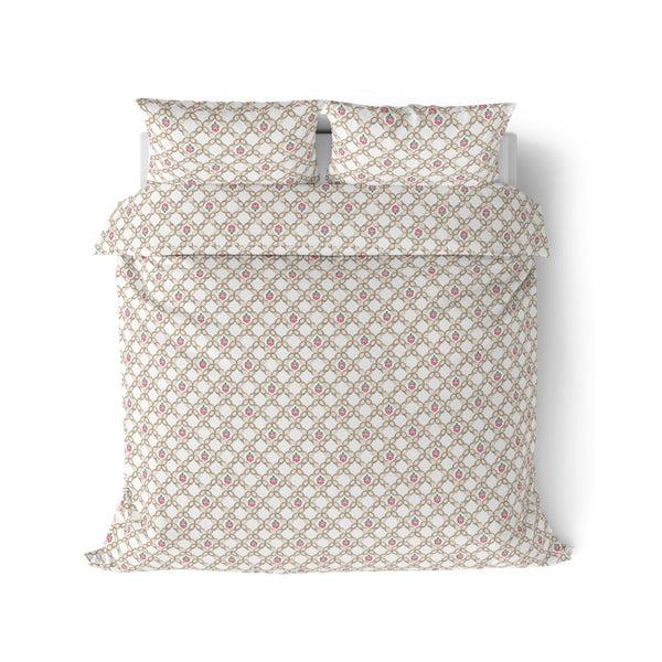 Himêya Himeya 100% Cotton Classic 144 TC King Size Sheet Set - Peach Nectar