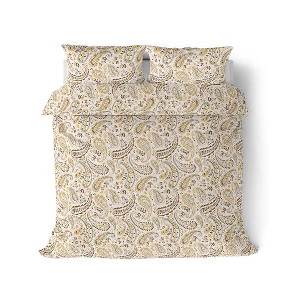 Himêya Himeya 100% Cotton Classic 144 TC King Size Sheet Set - Chrome Yellow