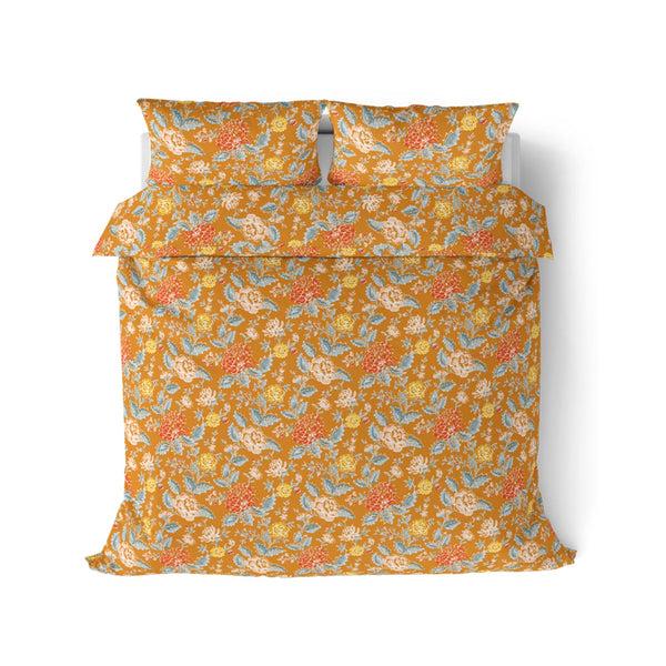 Himêya Himeya 100% Cotton Classic 144 TC King Size Sheet Set - Amber