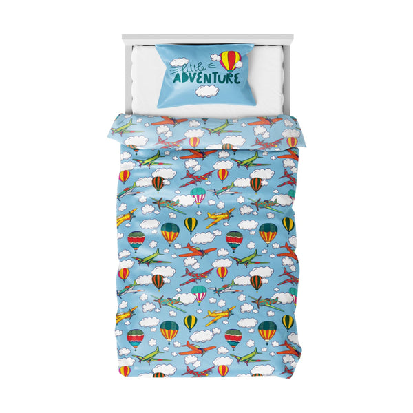 Himêya Himeya 100% Cotton Play 180 TC Double Size Sheet Set - Sky Above