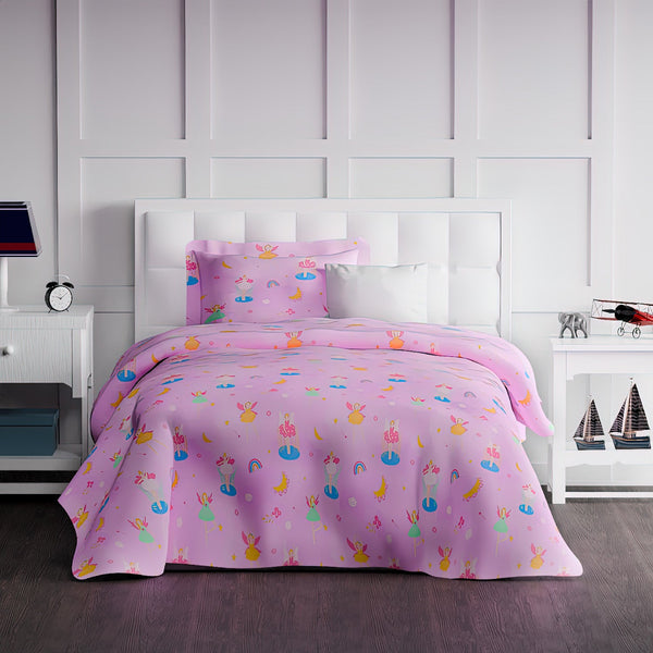 Himêya Himeya 100% Cotton Play 180 TC Double Size Sheet Set - Fairy Land