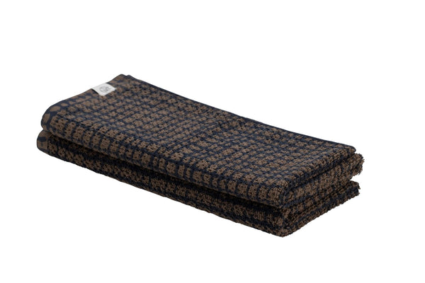 Himêya Himeya 100% Cotton Terry Madras 1 Piece Bath Towel 75 X 150 CM (Deep Wood)