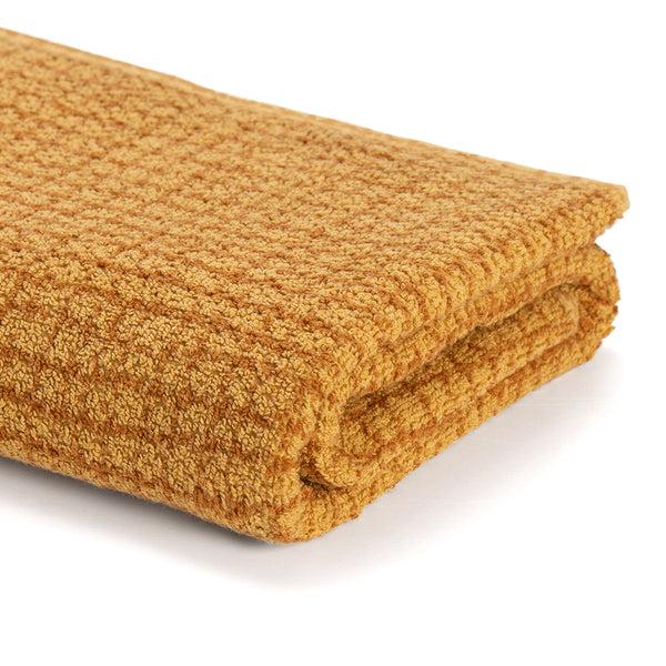 himêya Himeya 100% Cotton Terry Madras 1 Piece Bath Towel 75 X 150 CM (Honey gold)