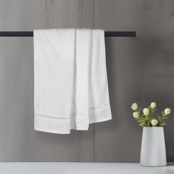 himêya Himeya Comfort Aero Cotton 350 GSM Bath Towel - Powder White