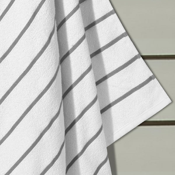 Himêya Himeya Comfort Ribbon Stripe 300 GSM Bath Towel - Deep Sage