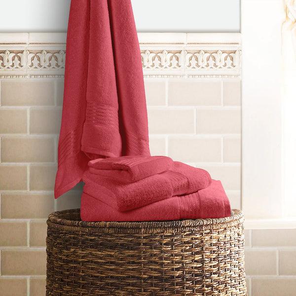 Himêya Himeya Elite Regal 500 GSM Pack Of 2 Hand Towels - Carmine Red