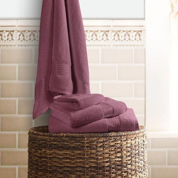 himêya Himeya Elite Regal 500 GSM Pack of 2 Hand Towels - Merlot Red