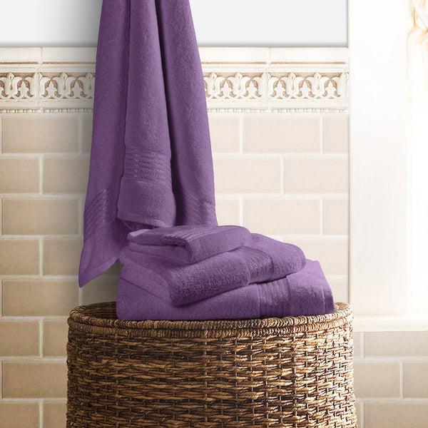 Himêya Himeya Elite Regal 500 GSM Pack Of 2 Hand Towels - Midnight Purple