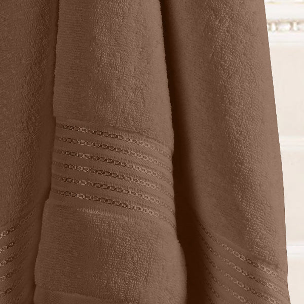 Himêya Himeya Elite Regal 500 GSM Pack Of 2 Hand Towels - Wooden Brown