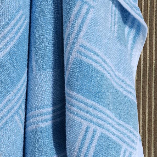 Himêya Himeya Fashion Greek Grace 500 GSM Bath Towel - Angle Blue