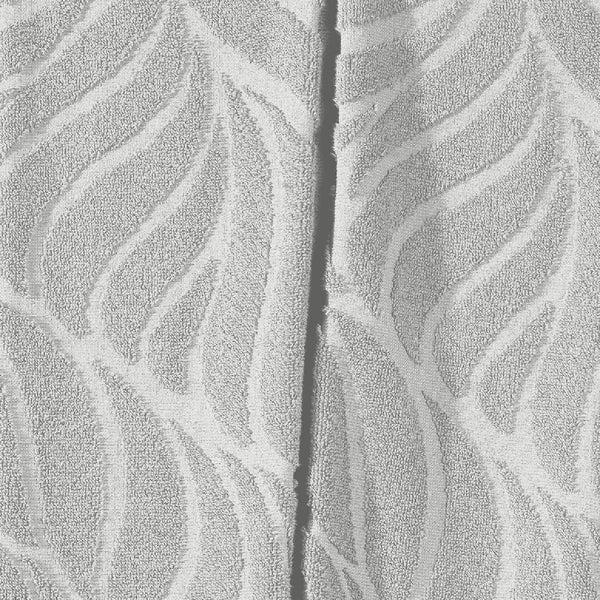 Himêya Himeya Fashion Sculpted Leaves 500 GSM Bath Towel - Shell White