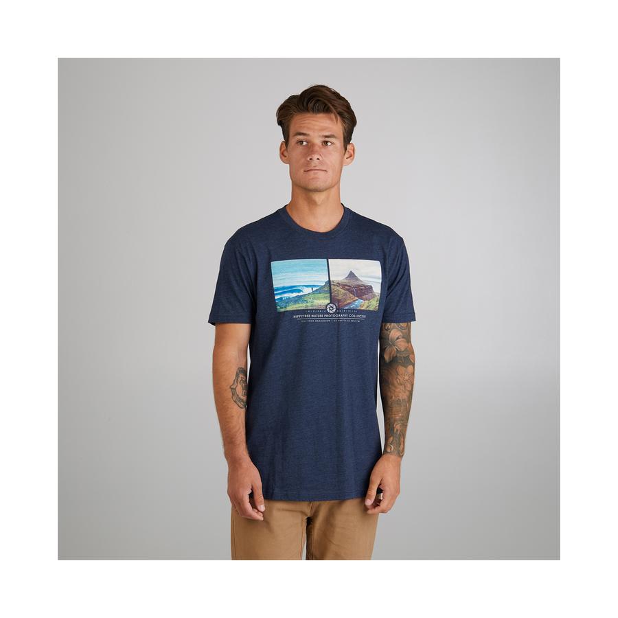 Hippytree Arctic Tee Heather Navy