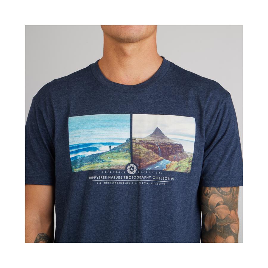 Hippytree Arctic Tee Heather Navy