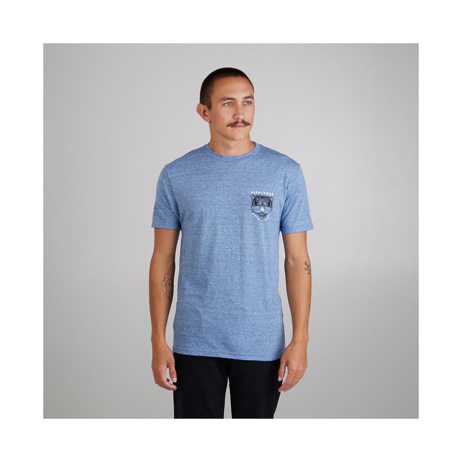 Hippytree Beast Tee Heather Light Blue
