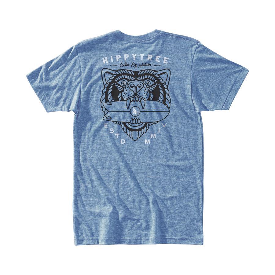 hippytree Beast Tee Heather Light Blue