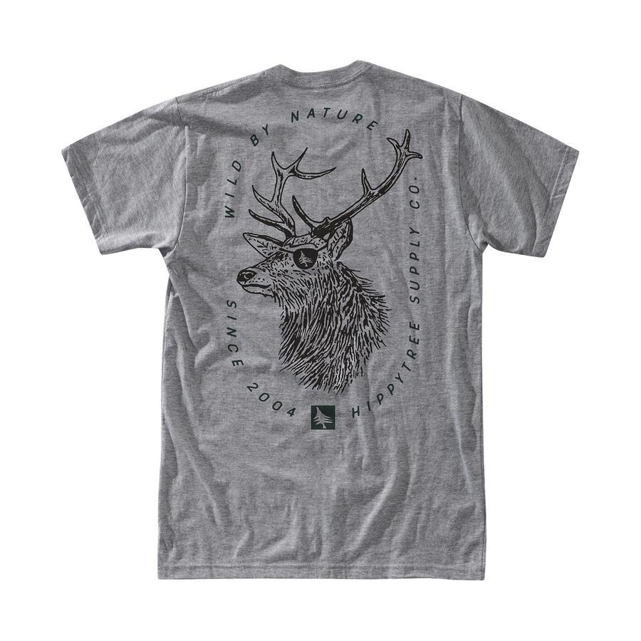 hippytree Buck Tee Heather Grey