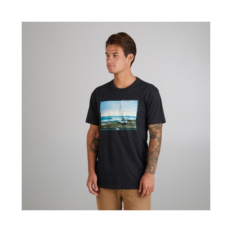 Hippytree Defender Eco Tee Heather Charcoal