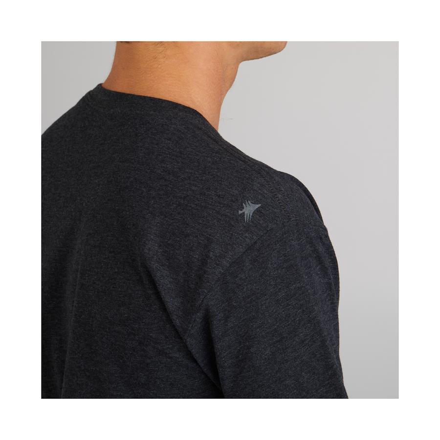 Hippytree Defender Eco Tee Heather Charcoal