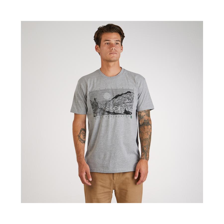 Hippytree Estuary Tee Heather Grey